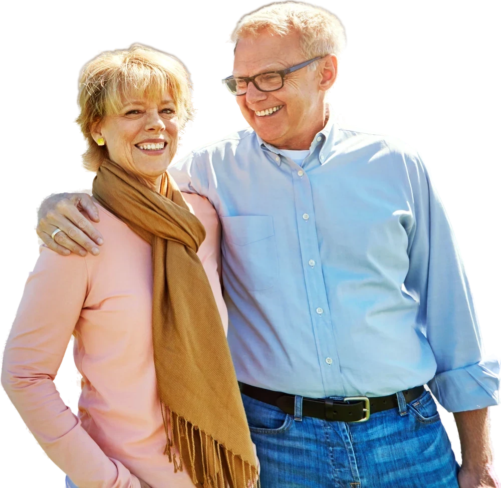 Smiling Minnesota homeowners
